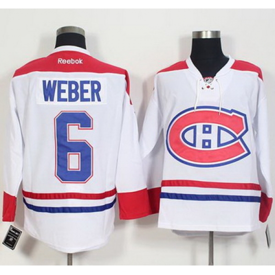 Canadiens #6 Shea Weber White Stitched NHL Jersey Canadiens #6 Shea Weber White Stitched NHL Jersey