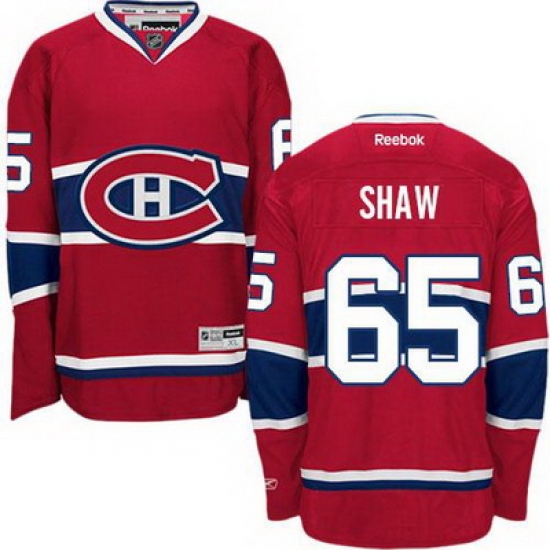 Canadiens #65 Andrew Shaw Red Home Stitched NHL Jersey Canadiens #65 Andrew Shaw Red Home Stitched NHL Jersey