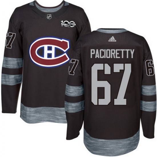 Canadiens #67 Max Pacioretty Black 1917 2017 100th Anniversary Stitched NHL Jersey Canadiens #67 Max Pacioretty Black 1917 2017 100th Anniversary Stitched NHL Jersey