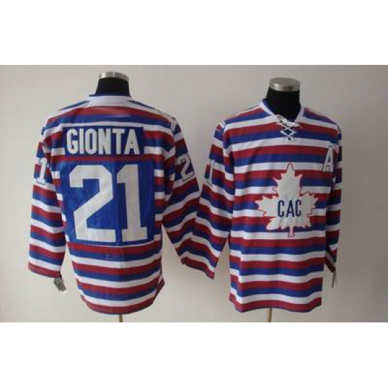 Hockey Montreal Canadiens #21 Brian Gionta strip Jersey Hockey Montreal Canadiens #21 Brian Gionta strip Jersey