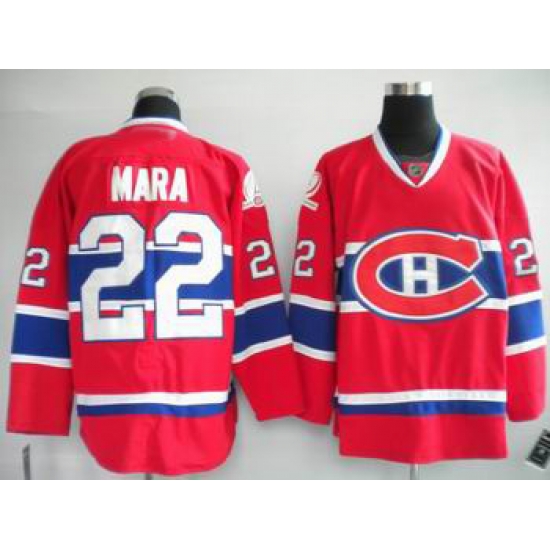 Hockey Montreal Canadiens #22 Paul Mara Stitched Replithentic Red Jersey Hockey Montreal Canadiens #22 Paul Mara Stitched Replithentic Red Jersey