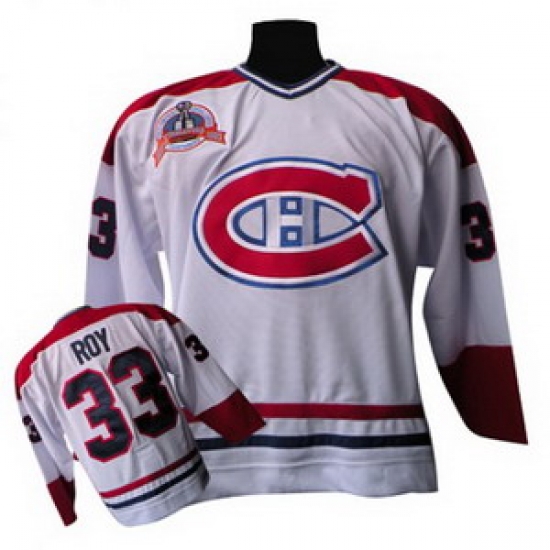 Hockey Montreal Canadiens #33 ROY CCM White Hockey Montreal Canadiens #33 ROY CCM White