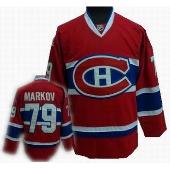 Hockey Montreal Canadiens #79 Andrei Markov Stitched Replithentic New CH red Jersey Hockey Montreal Canadiens #79 Andrei Markov Stitched Replithentic New CH red Jersey