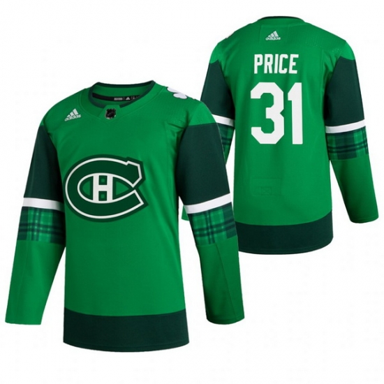 Men Montreal Canadiens 31 Carey Price Green 2020 Adidas Jersey Men Montreal Canadiens 31 Carey Price Green 2020 Adidas Jersey