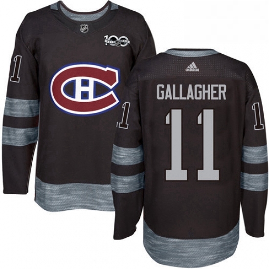 Mens Adidas Montreal Canadiens 11 Brendan Gallagher Premier Black 1917 2017 100th Anniversary NHL Jersey Mens Adidas Montreal Canadiens 11 Brendan Gallagher Premier Black 1917 2017 100th Anniversary NHL Jersey