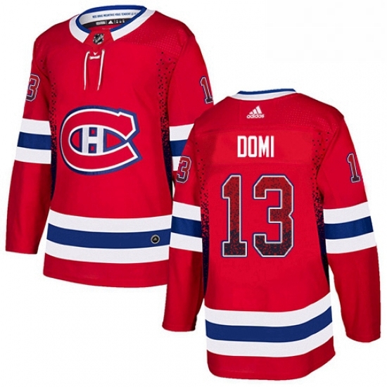 Mens Adidas Montreal Canadiens 13 Max Domi Authentic Red Drift Fashion NHL Jersey Mens Adidas Montreal Canadiens 13 Max Domi Authentic Red Drift Fashion NHL Jersey