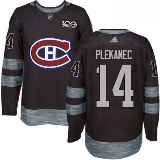 Mens Adidas Montreal Canadiens 14 Tomas Plekanec Premier Black 1917 2017 100th Anniversary NHL Jersey Mens Adidas Montreal Canadiens 14 Tomas Plekanec Premier Black 1917 2017 100th Anniversary NHL Jersey