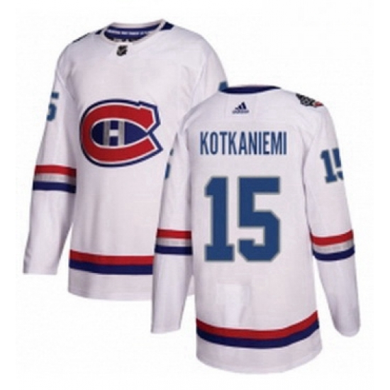 Mens Adidas Montreal Canadiens 15 Jesperi Kotkaniemi Authentic White 2017 100 Classic NHL Jersey Mens Adidas Montreal Canadiens 15 Jesperi Kotkaniemi Authentic White 2017 100 Classic NHL Jersey