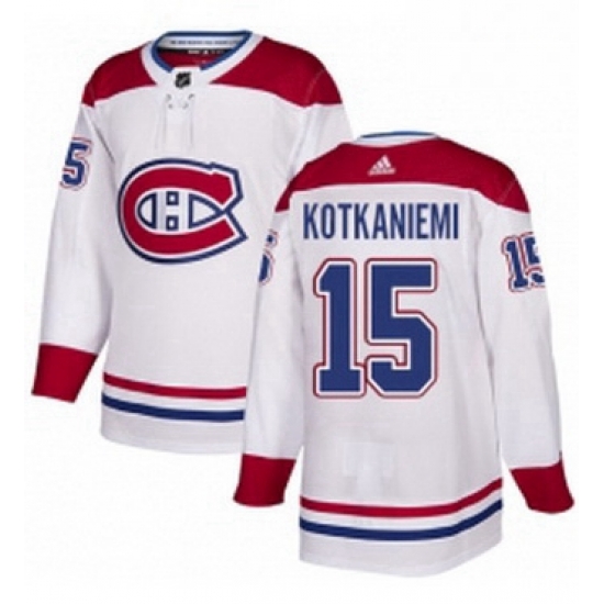 Mens Adidas Montreal Canadiens 15 Jesperi Kotkaniemi Authentic White Away NHL Jersey Mens Adidas Montreal Canadiens 15 Jesperi Kotkaniemi Authentic White Away NHL Jersey