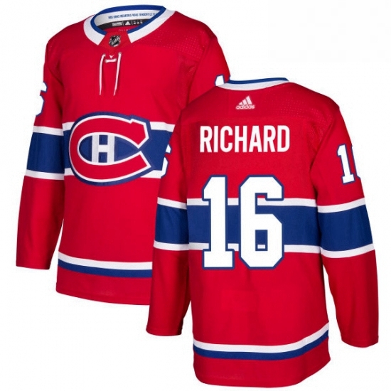 Mens Adidas Montreal Canadiens 16 Henri Richard Premier Red Home NHL Jersey Mens Adidas Montreal Canadiens 16 Henri Richard Premier Red Home NHL Jersey