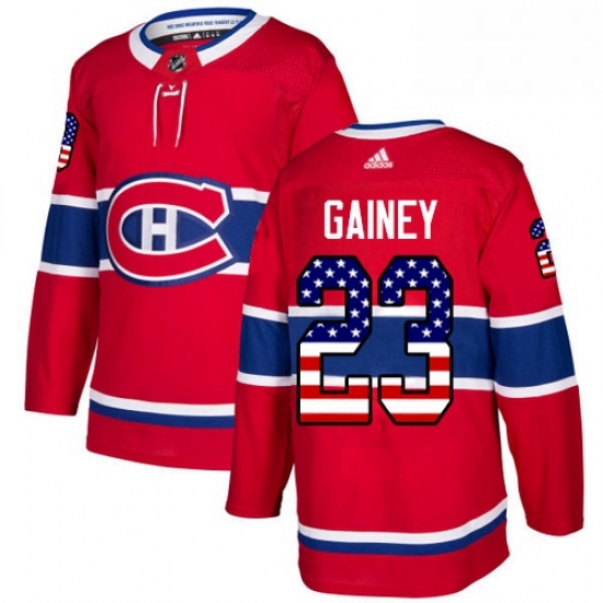 Mens Adidas Montreal Canadiens 23 Bob Gainey Authentic Red USA Flag Fashion NHL Jersey Mens Adidas Montreal Canadiens 23 Bob Gainey Authentic Red USA Flag Fashion NHL Jersey