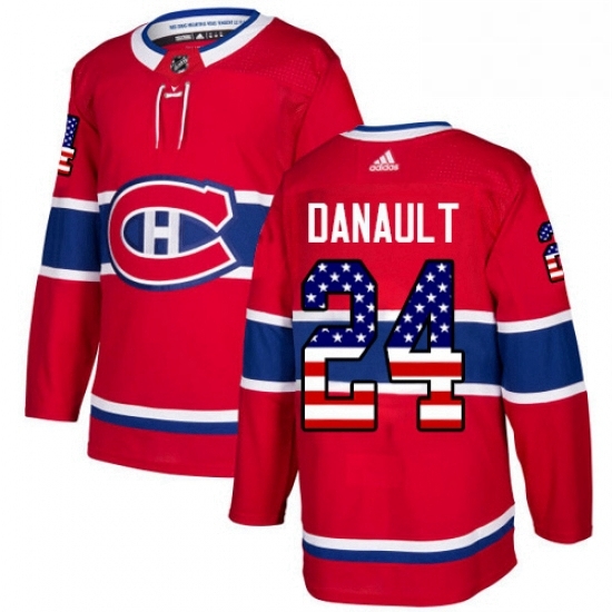 Mens Adidas Montreal Canadiens 24 Phillip Danault Authentic Red USA Flag Fashion NHL Jersey Mens Adidas Montreal Canadiens 24 Phillip Danault Authentic Red USA Flag Fashion NHL Jersey