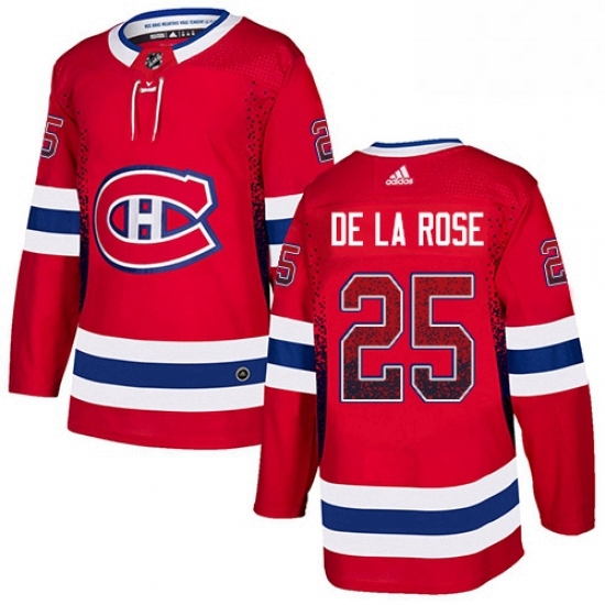 Mens Adidas Montreal Canadiens 25 Jacob de la Rose Authentic Red Drift Fashion NHL Jersey Mens Adidas Montreal Canadiens 25 Jacob de la Rose Authentic Red Drift Fashion NHL Jersey