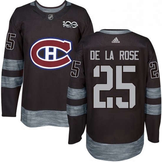 Mens Adidas Montreal Canadiens 25 Jacob de la Rose Premier Black 1917 2017 100th Anniversary NHL Jersey Mens Adidas Montreal Canadiens 25 Jacob de la Rose Premier Black 1917 2017 100th Anniversary NHL Jersey
