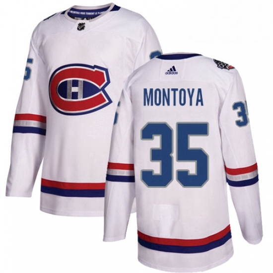 Mens Adidas Montreal Canadiens 35 Al Montoya Authentic White 2017 100 Classic NHL Jersey Mens Adidas Montreal Canadiens 35 Al Montoya Authentic White 2017 100 Classic NHL Jersey