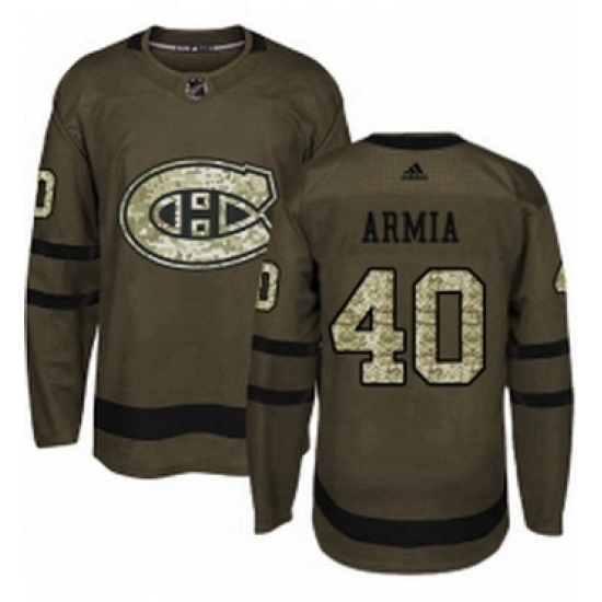 Mens Adidas Montreal Canadiens 40 Joel Armia Premier Green Salute to Service NHL Jersey Mens Adidas Montreal Canadiens 40 Joel Armia Premier Green Salute to Service NHL Jersey