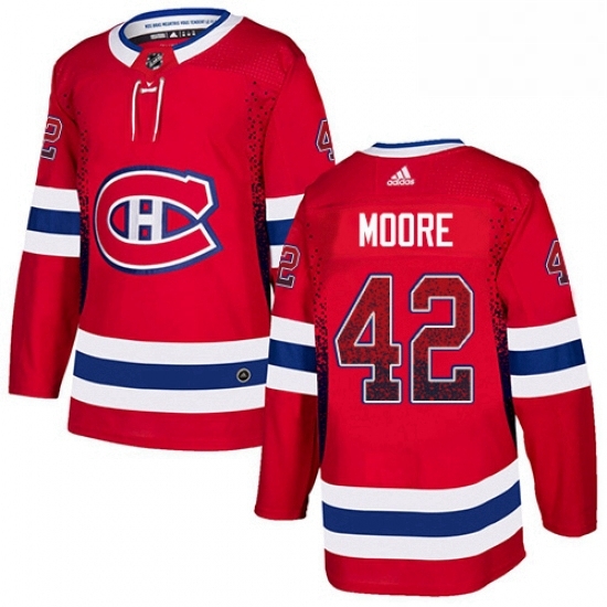 Mens Adidas Montreal Canadiens 42 Dominic Moore Authentic Red Drift Fashion NHL Jersey Mens Adidas Montreal Canadiens 42 Dominic Moore Authentic Red Drift Fashion NHL Jersey