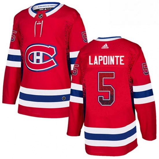 Mens Adidas Montreal Canadiens 5 Guy Lapointe Authentic Red Drift Fashion NHL Jersey Mens Adidas Montreal Canadiens 5 Guy Lapointe Authentic Red Drift Fashion NHL Jersey