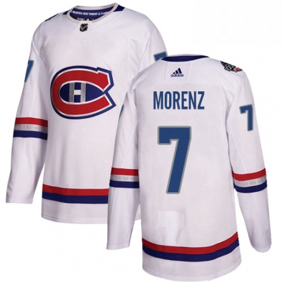 Mens Adidas Montreal Canadiens 7 Howie Morenz Authentic White 2017 100 Classic NHL Jersey Mens Adidas Montreal Canadiens 7 Howie Morenz Authentic White 2017 100 Classic NHL Jersey