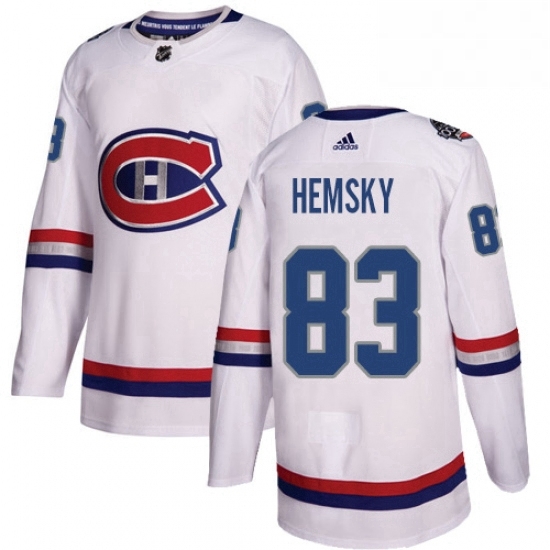 Mens Adidas Montreal Canadiens 83 Ales Hemsky Authentic White 2017 100 Classic NHL Jersey Mens Adidas Montreal Canadiens 83 Ales Hemsky Authentic White 2017 100 Classic NHL Jersey