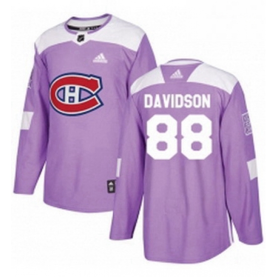 Mens Adidas Montreal Canadiens 88 Brandon Davidson Authentic Purple Fights Cancer Practice NHL Jersey Mens Adidas Montreal Canadiens 88 Brandon Davidson Authentic Purple Fights Cancer Practice NHL Jersey