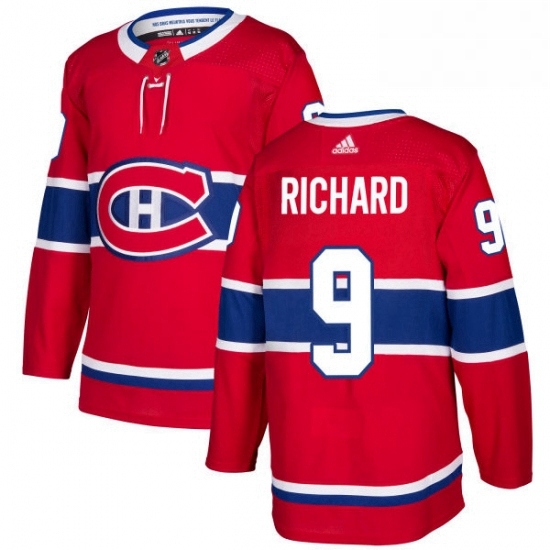 Mens Adidas Montreal Canadiens 9 Maurice Richard Authentic Red Home NHL Jersey Mens Adidas Montreal Canadiens 9 Maurice Richard Authentic Red Home NHL Jersey
