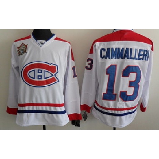 Montreal Canadiens 13 Cammalleri White Jerseys Classic Montreal Canadiens 13 Cammalleri White Jerseys Classic