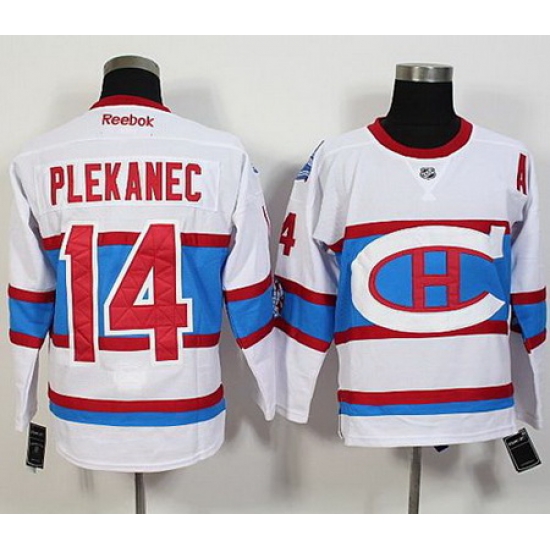 Montreal Canadiens #14 Plekanec White New CH Stitched NHL Jersey Montreal Canadiens #14 Plekanec White New CH Stitched NHL Jersey