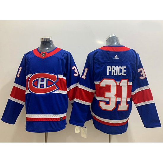 Montreal Canadiens 31 Carey Price Blue 2020 21 Reverse Retro Ad Montreal Canadiens 31 Carey Price Blue 2020 21 Reverse Retro Ad