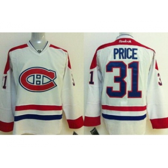 Montreal Canadiens 31 Carey Price White NHL Hockey Jerseys Montreal Canadiens 31 Carey Price White NHL Hockey Jerseys