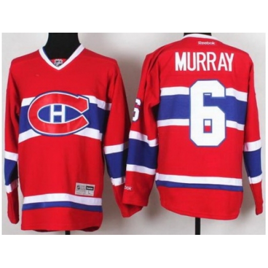 Montreal Canadiens 6 Douglas Murray Red NHL Hockey Jerseys Montreal Canadiens 6 Douglas Murray Red NHL Hockey Jerseys