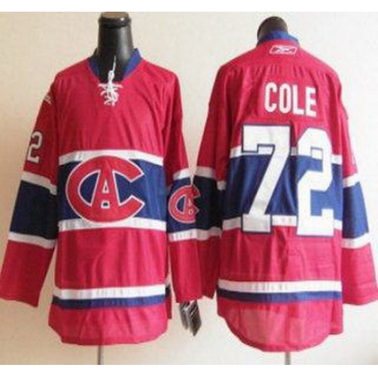 Montreal Canadiens 72 Erik Cole Red NHL Jersey CA Montreal Canadiens 72 Erik Cole Red NHL Jersey CA