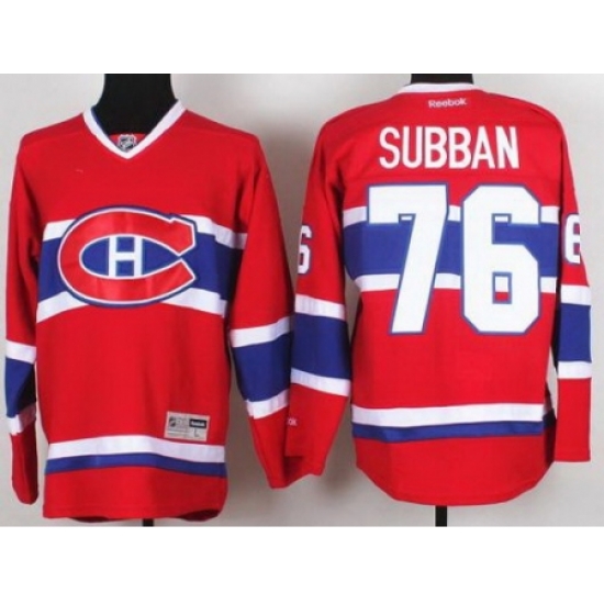 Montreal Canadiens 76 P.K. Subban Red NHL Hockey Jerseys Montreal Canadiens 76 P.K. Subban Red NHL Hockey Jerseys