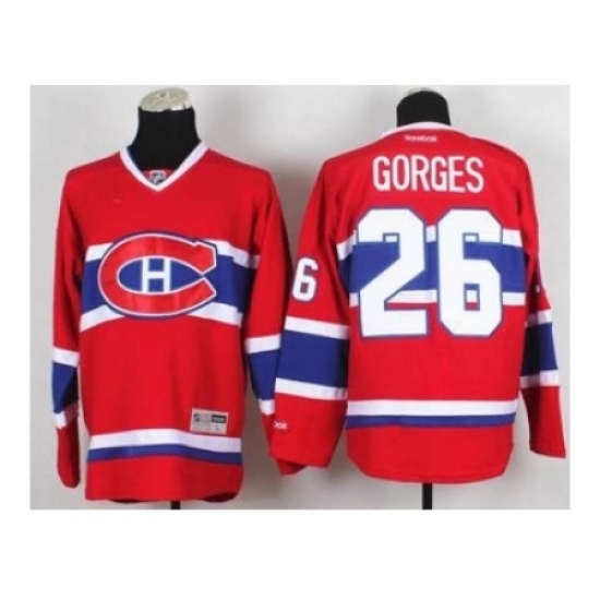 NHL Jerseys Montreal Canadiens #26 Gorges red NHL Jerseys Montreal Canadiens #26 Gorges red