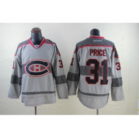 NHL Montreal Canadiens #31 Carey Price Charcoal Cross Check Jerseys NHL Montreal Canadiens #31 Carey Price Charcoal Cross Check Jerseys
