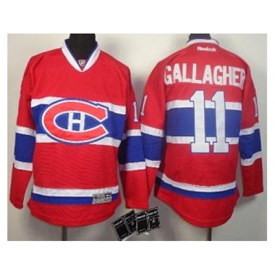 Kids Montreal Canadiens 11 Brendan Gallagher Red NHL Jerseys Kids Montreal Canadiens 11 Brendan Gallagher Red NHL Jerseys