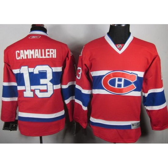 Kids Montreal Canadiens 13 Michael Cammalleri Red NHL Jerseys Kids Montreal Canadiens 13 Michael Cammalleri Red NHL Jerseys