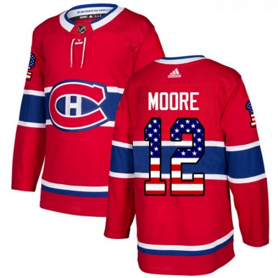Youth Adidas Montreal Canadiens 12 Dickie Moore Authentic Red USA Flag Fashion NHL Jersey Youth Adidas Montreal Canadiens 12 Dickie Moore Authentic Red USA Flag Fashion NHL Jersey