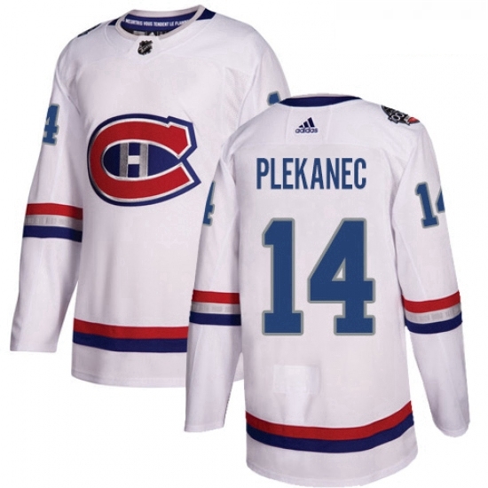 Youth Adidas Montreal Canadiens 14 Tomas Plekanec Authentic White 2017 100 Classic NHL Jersey Youth Adidas Montreal Canadiens 14 Tomas Plekanec Authentic White 2017 100 Classic NHL Jersey