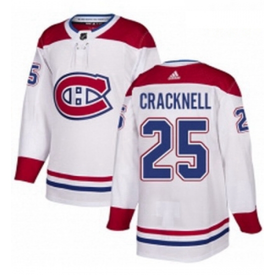 Youth Adidas Montreal Canadiens 25 Adam Cracknell Authentic White Away NHL Jersey Youth Adidas Montreal Canadiens 25 Adam Cracknell Authentic White Away NHL Jersey