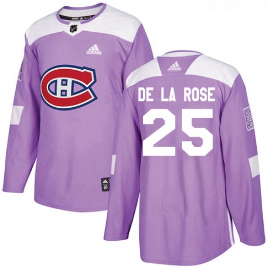 Youth Adidas Montreal Canadiens 25 Jacob de la Rose Authentic Purple Fights Cancer Practice NHL Jersey Youth Adidas Montreal Canadiens 25 Jacob de la Rose Authentic Purple Fights Cancer Practice NHL Jersey