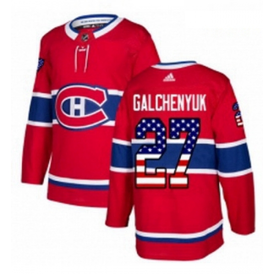 Youth Adidas Montreal Canadiens 27 Alex Galchenyuk Authentic Red USA Flag Fashion NHL Jersey Youth Adidas Montreal Canadiens 27 Alex Galchenyuk Authentic Red USA Flag Fashion NHL Jersey