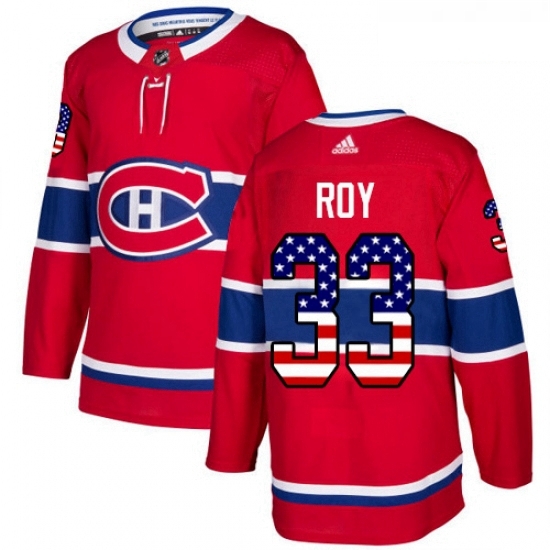 Youth Adidas Montreal Canadiens 33 Patrick Roy Authentic Red USA Flag Fashion NHL Jersey Youth Adidas Montreal Canadiens 33 Patrick Roy Authentic Red USA Flag Fashion NHL Jersey