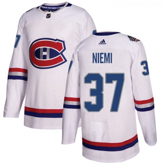 Youth Adidas Montreal Canadiens 37 Antti Niemi Authentic White 2017 100 Classic NHL Jersey Youth Adidas Montreal Canadiens 37 Antti Niemi Authentic White 2017 100 Classic NHL Jersey