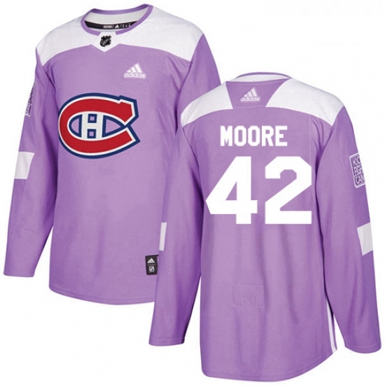 Youth Adidas Montreal Canadiens 42 Dominic Moore Authentic Purple Fights Cancer Practice NHL Jersey Youth Adidas Montreal Canadiens 42 Dominic Moore Authentic Purple Fights Cancer Practice NHL Jersey