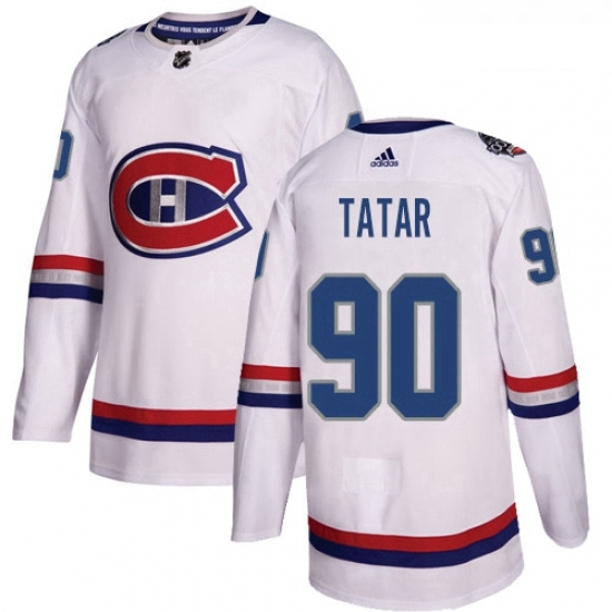 Youth Adidas Montreal Canadiens 90 Tomas Tatar Authentic White 2017 100 Classic NHL Jersey Youth Adidas Montreal Canadiens 90 Tomas Tatar Authentic White 2017 100 Classic NHL Jersey