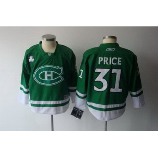 Youth KIDS Montreal Canadiens #31 Price CH green Jersey Youth KIDS Montreal Canadiens #31 Price CH green Jersey