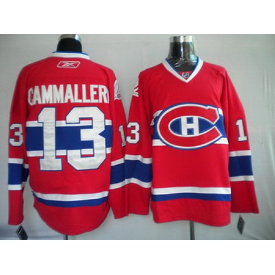 Youth Montreal Canadiens 13 CAMMALLERI Red kids jersey Youth Montreal Canadiens 13 CAMMALLERI Red kids jersey