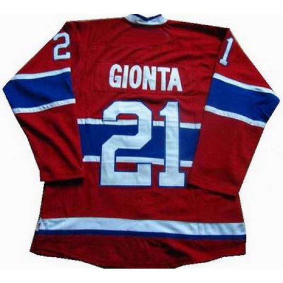 Youth Montreal Canadiens #21 GIONTA Red Youth Montreal Canadiens #21 GIONTA Red