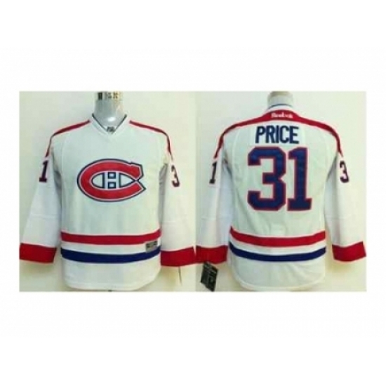 Youth NHL Montreal Canadiens #31 Carey Price white Youth NHL Montreal Canadiens #31 Carey Price white